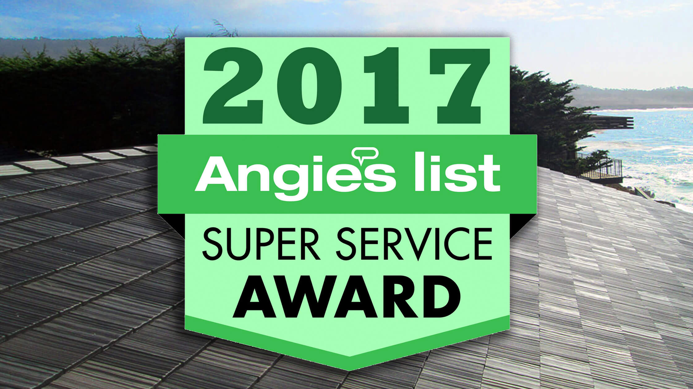 Scudder Roofing has been awarded the Angie