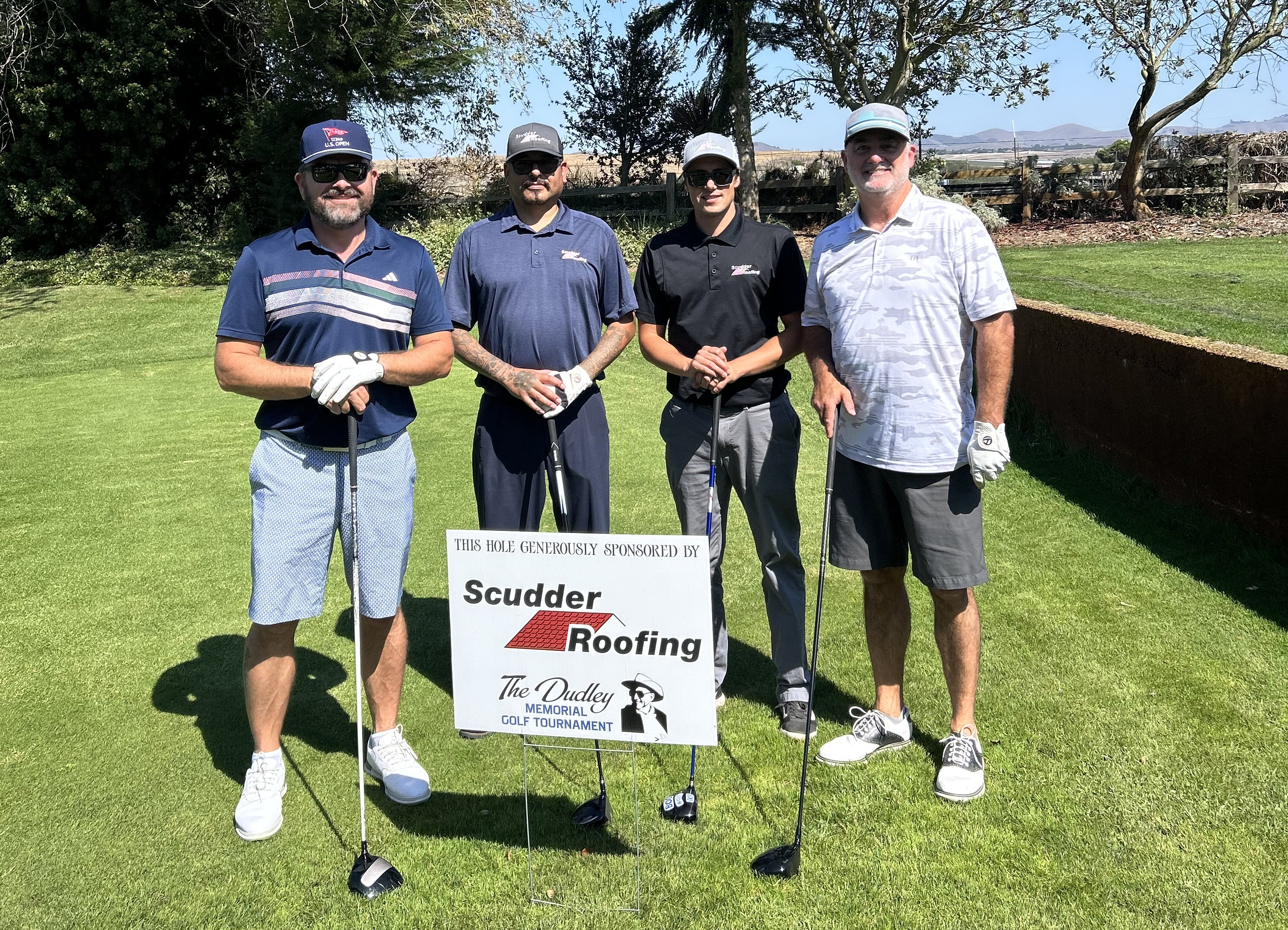 Scudder Roofing sponsoring the Dudley Memorial Golf Tournament