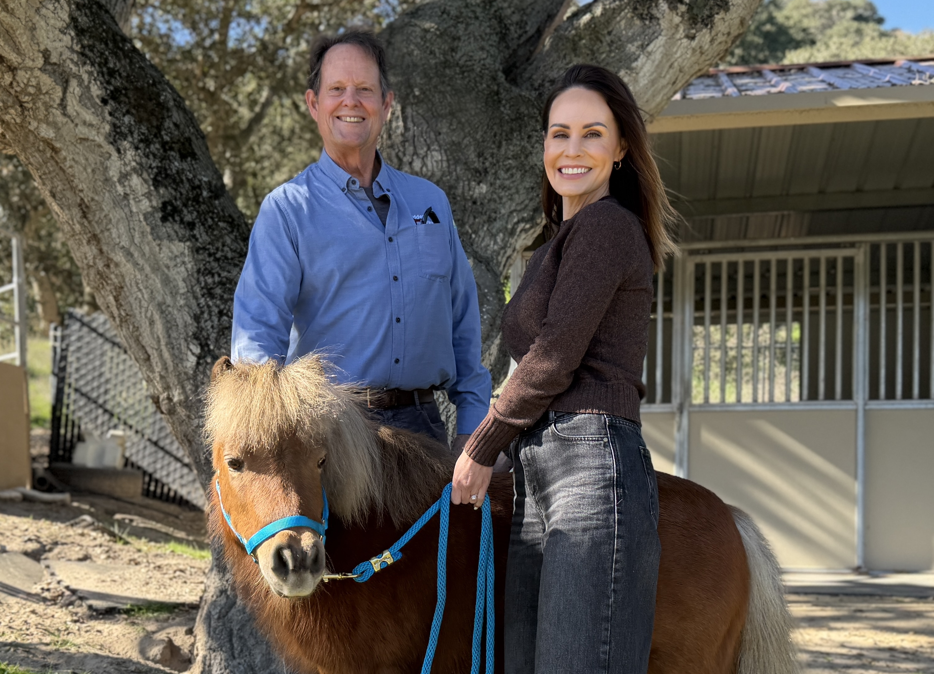 Pete and Jen Scudder at Rancho Cielo SPCA