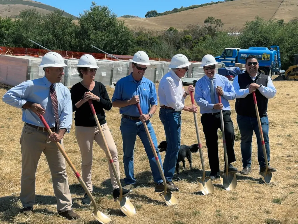 Scudder Roofing groundbreaking ceremony