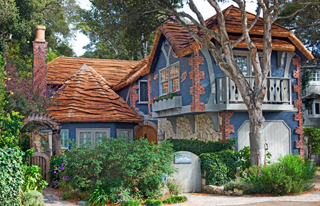 Custom ocean wave pattern roofing