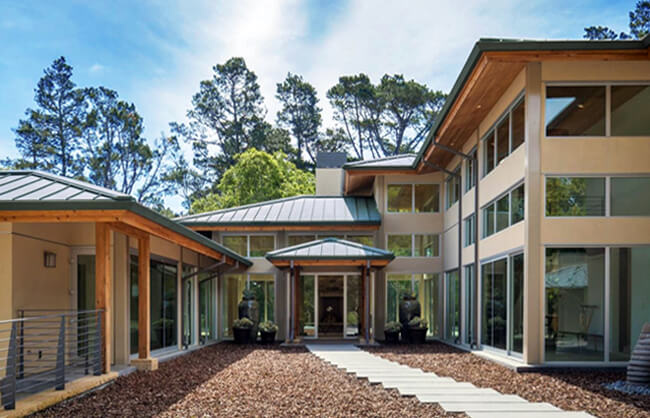 Scudder metal new construction roof