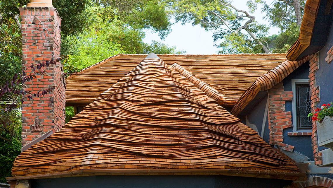 storybook cottage roof