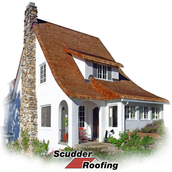 Cedar shingle roof in Carmel, CA